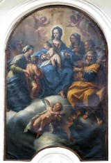 Sacra Famiglia con i Santi Elisabetta, Zaccaria, Anna, Gioacchino e Giovanni Battista - Paolo de Matteis